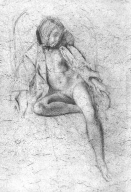 Studio per il dipinto "Riposo Nude"