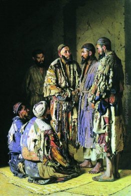 I politici in negozio oppio. Tashkent.