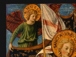 Sant'Orsola con Angeli e donatore (particolare)