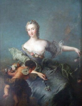 Ritratto di Louise Albertine von Grappendorf come Flora