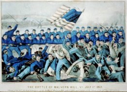 La battaglia di Malvern Hill, in Virginia. 1 Luglio 1862