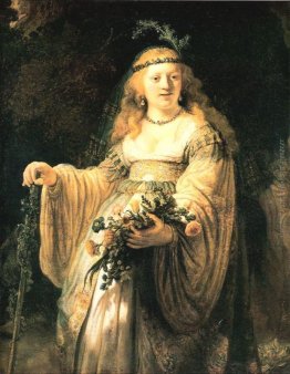 Saskia van Uylenburgh in Costume arcadico