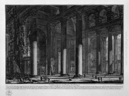 Vista interna del pronao del Pantheon