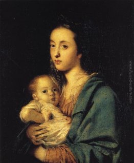 La signora Joseph Martin e suo figlio Carlo