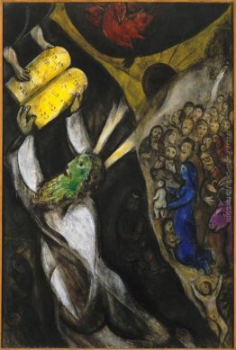 Mosè riceve le tavole della legge
