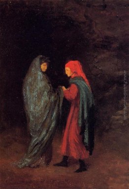 Dante e Virgilio presso l'ingresso all'Inferno
