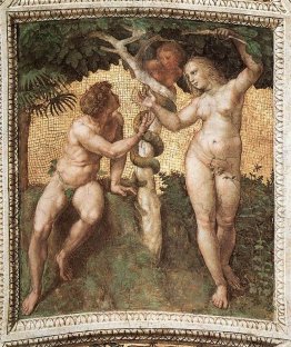Adamo ed Eva, dalla 'Stanza della Segnatura'
