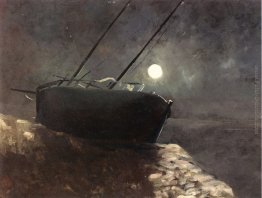 Barca al chiaro di luna