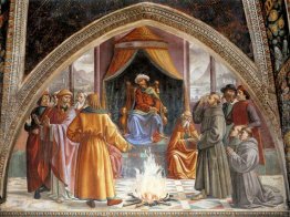Il Trial by Fire, san Francesco davanti al sultano d'Egitto