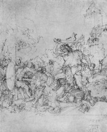 Design per la Cappella Fugger di Augsburg Sansone combattere i f