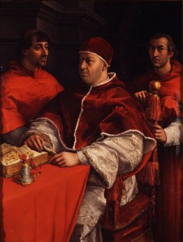 Ritratti di Leone X cardinale Luigi de 'Rossi e Giulio de' Medic