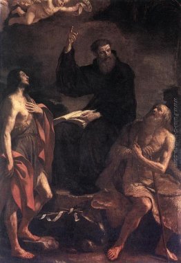 Sant'Agostino, San Giovanni Battista e san Paolo eremita