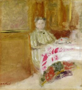 La signora Vuillard al tavolo