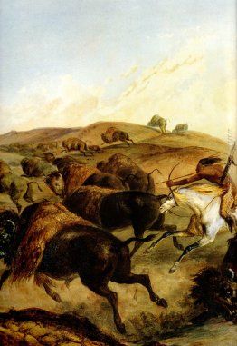 Indiani Caccia Il Bisonte [Sinistra]