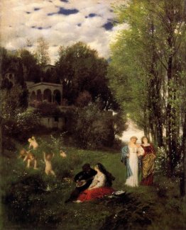 Ideale primavera del paesaggio