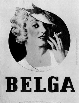 Manifesto per sigarette "Belga"