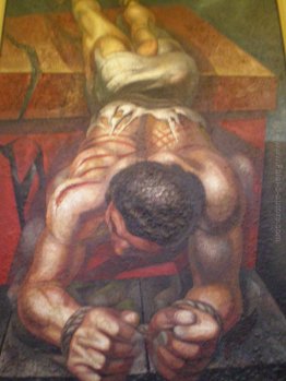 Particolare di fresque