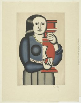Donna con il vaso, dopo Fernand Léger