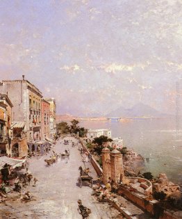 Una vista di Posillipo, Napoli