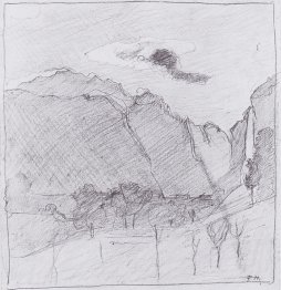 Lauterbrunnen Valley e flusso di polvere al chiaro di luna