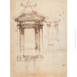 Design per porte Biblioteca Laurenziana e una finestra esterna