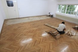 La rimozione del Pavimento di legno, Grafisches Kabinett, Secess