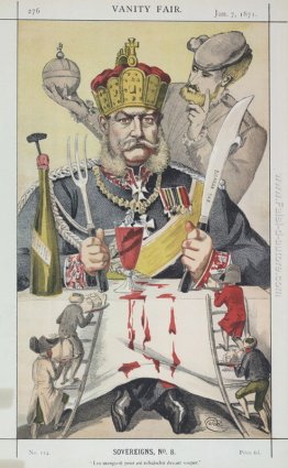 Sovrani No.80 Caricatura di The King of Prussi