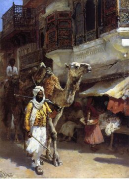 L'uomo guida di un cammello