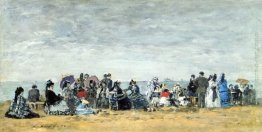 Beach Scene a Trouville