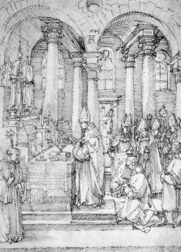 Messa del cardinale Alberto di Brandeburgo nell'abbazia Church H