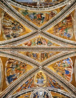 Affreschi del soffitto della Cappella di San Brizio