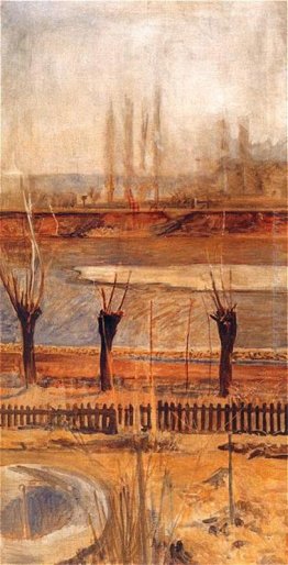 Il paesaggio al di sopra della Vistola
