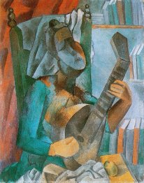 Donna con un mandolino