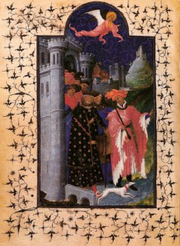 La partenza di Jean de France (1340-1416) duca di Berry