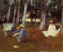Claude Monet Pittura dal limitare di un bosco