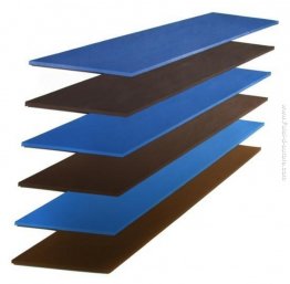 Brown e Blue Plank