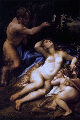 Venere, Cupido e Satiro