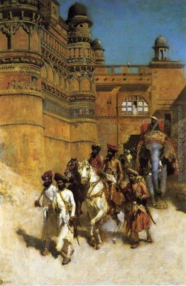 Il Maharahaj di Gwalior prima della sua Palace