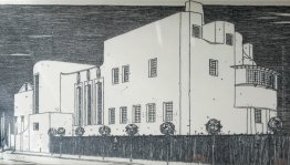 Le dessin de Mackintosh de la 'Casa per un appassionato d'arte'