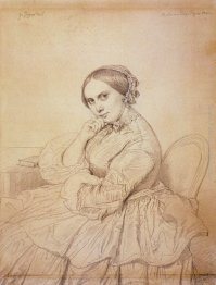 La signora Jean Auguste Dominique Ingres, Delphine Ramel nato