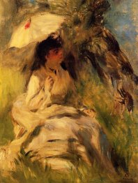 Donna con l'ombrello