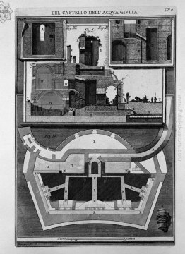 Piano e sezioni verticali del castello