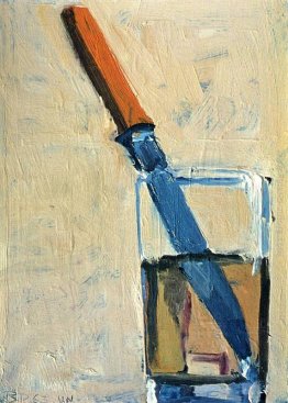 Coltello e vetro