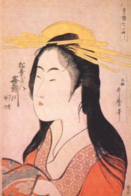 Kisegawa di Matsubaya, dalla serie 'Sette Komachis di Yoshiwara'