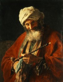 L'uomo con la pipa orientale