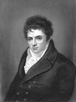 Incisione Ritratto di Robert Fulton, innovatore Steamboat