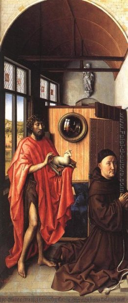 Werl Pala - San Giovanni Battista e il donatore, Heinrich Von We