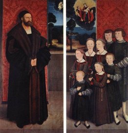 Ritratto di Conrad Rehlinger e dei suoi bambini