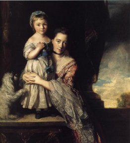 Georgiana, la contessa Spencer, e sua figlia