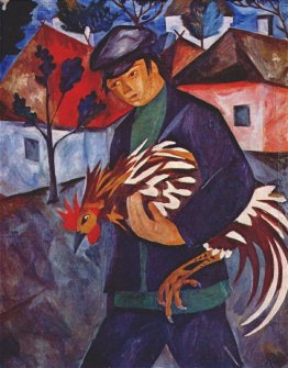 Ragazzo con gallo